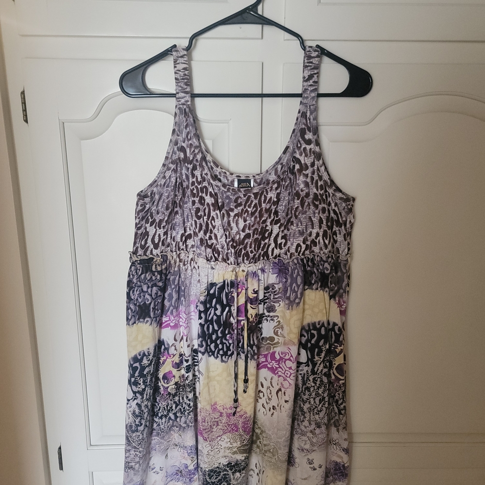 Bila Animal Print Cotton Dress